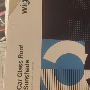 Car glass roof sunshade